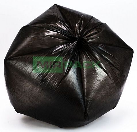 Мешки для мусора 30 л, 8 мкм, ПНД, 50 шт, 50х60 см, черные, ХИТ - Вид 2